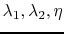 $ \lambda_1,\lambda_2, \eta$